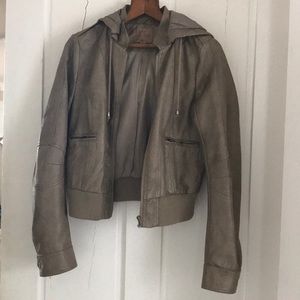 Moto bomber jacket